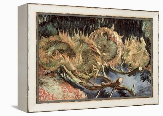 Four Cut Sunflowers, c.1887-Vincent van Gogh-Framed Premier Image Canvas