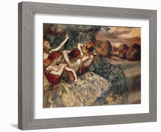 Four Dancers, 1899-Edgar Degas-Framed Giclee Print