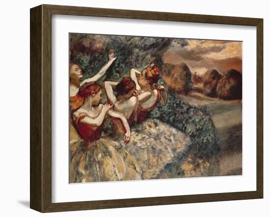 Four Dancers, 1899-Edgar Degas-Framed Giclee Print