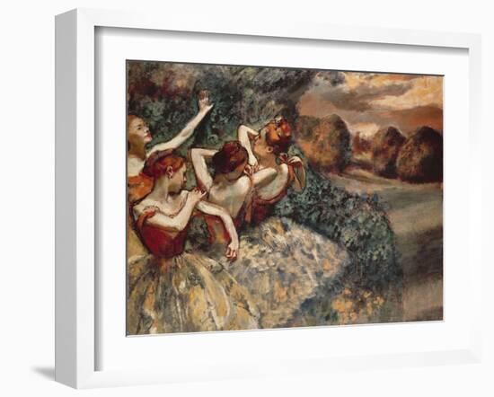 Four Dancers, 1899-Edgar Degas-Framed Giclee Print