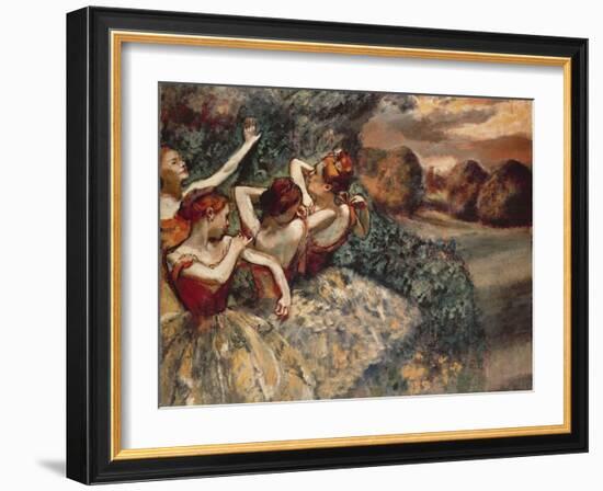 Four Dancers, 1899-Edgar Degas-Framed Giclee Print