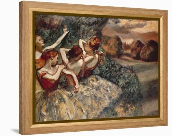 Four Dancers, 1899-Edgar Degas-Framed Premier Image Canvas