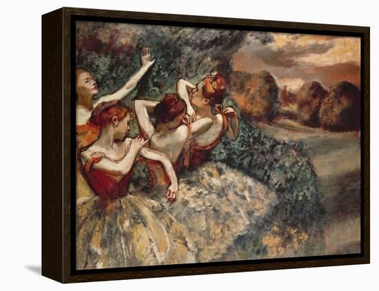 Four Dancers, 1899-Edgar Degas-Framed Premier Image Canvas