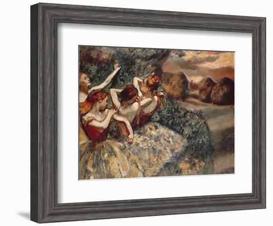 Four Dancers, 1899-Edgar Degas-Framed Giclee Print