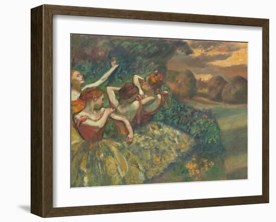 Four Dancers by Edgar Degas-Edgar Degas-Framed Giclee Print