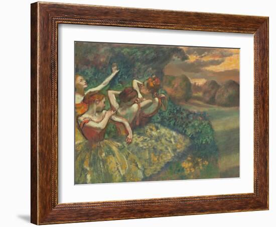 Four Dancers by Edgar Degas-Edgar Degas-Framed Giclee Print