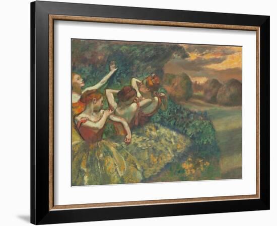 Four Dancers by Edgar Degas-Edgar Degas-Framed Giclee Print