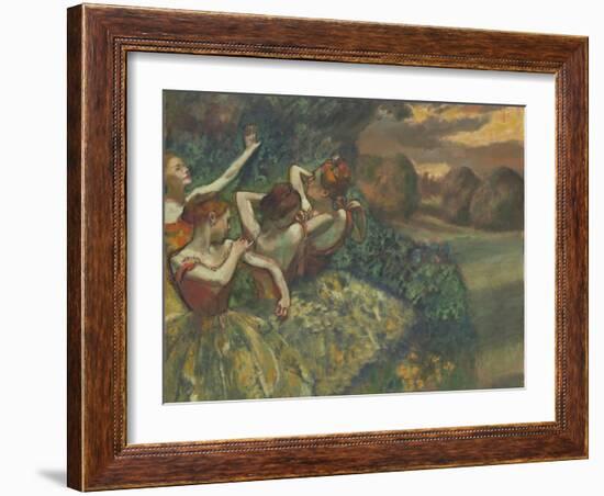 Four Dancers, C.1899-Edgar Degas-Framed Giclee Print