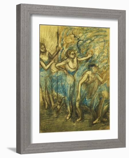 Four Dancers; Quatre Danseuses, 1903-Edgar Degas-Framed Giclee Print