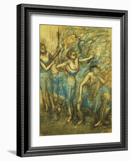 Four Dancers; Quatre Danseuses, 1903-Edgar Degas-Framed Giclee Print