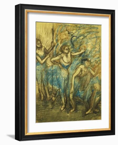 Four Dancers; Quatre Danseuses, 1903-Edgar Degas-Framed Giclee Print