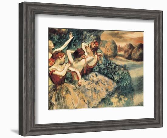 Four Dancers-Edgar Degas-Framed Art Print