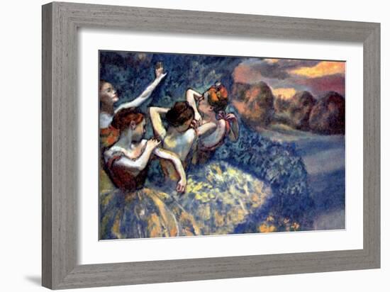 Four Dancers-Edgar Degas-Framed Art Print