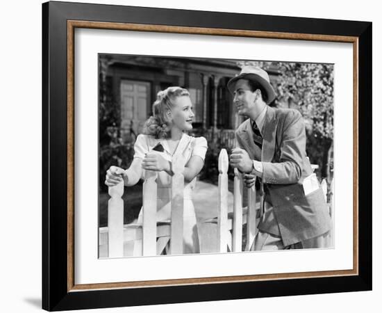 Four Daughters, Priscilla Lane, Jeffrey Lynn, 1938-null-Framed Photo