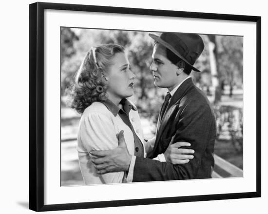 Four Daughters, Priscilla Lane, John Garfield, 1938-null-Framed Photo