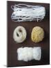 Four Different Types of Asian Noodles-Jean Cazals-Mounted Photographic Print