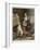 Four Dogs Lust after Their Owners' Food-Fanny Moody-Framed Photographic Print