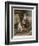 Four Dogs Lust after Their Owners' Food-Fanny Moody-Framed Photographic Print