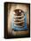 Four Doughnuts with Chocolate Glaze, Stacked-Michael Löffler-Framed Premier Image Canvas