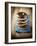 Four Doughnuts with Chocolate Glaze, Stacked-Michael Löffler-Framed Photographic Print