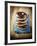 Four Doughnuts with Chocolate Glaze, Stacked-Michael Löffler-Framed Photographic Print