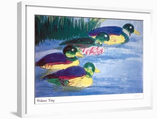 Four Ducks-Walasse Ting-Framed Art Print