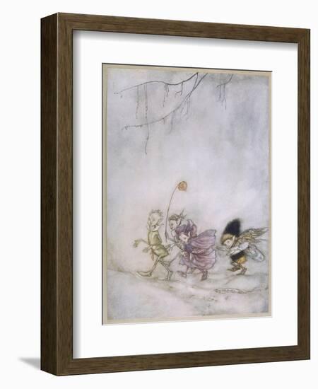Four Elves-Arthur Rackham-Framed Art Print