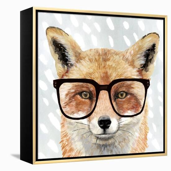 Four-eyed Forester I-Victoria Borges-Framed Stretched Canvas