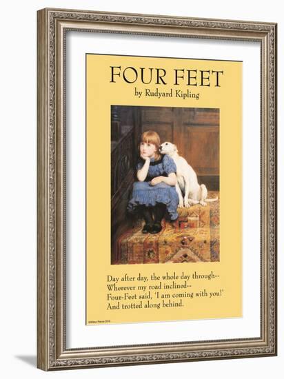 Four Feet-null-Framed Art Print