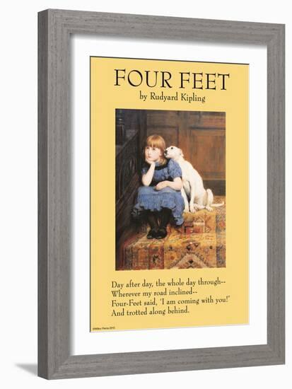 Four Feet-null-Framed Art Print