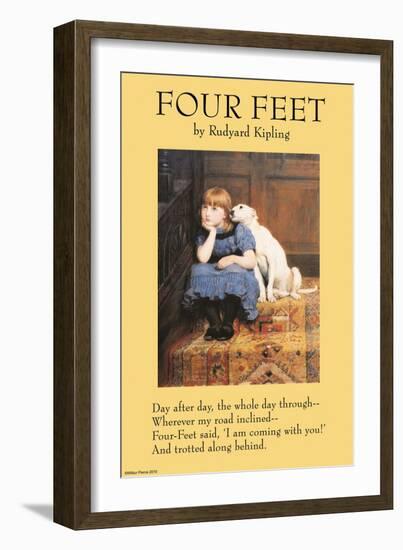 Four Feet-null-Framed Art Print