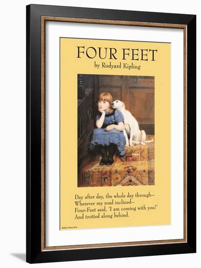 Four Feet-null-Framed Art Print