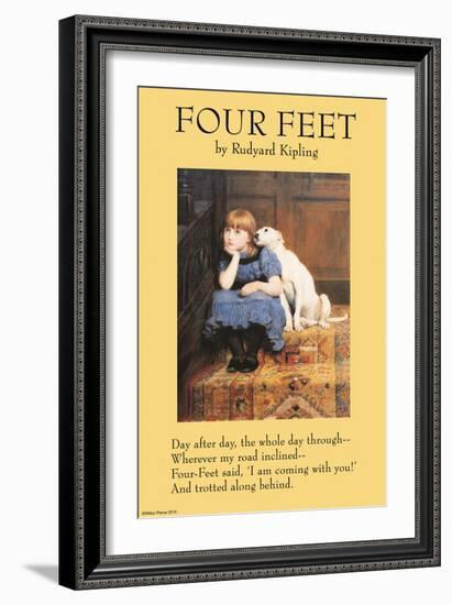 Four Feet-null-Framed Art Print