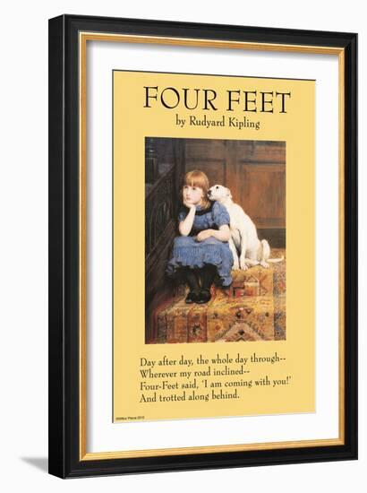 Four Feet-null-Framed Art Print