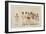 Four Female Dancers in Procession with Musicians, C.1830-null-Framed Giclee Print