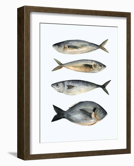 Four Fish I-Emma Scarvey-Framed Art Print