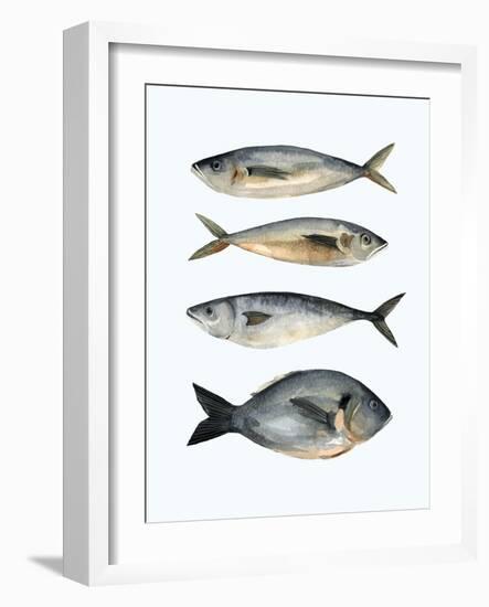 Four Fish I-Emma Scarvey-Framed Art Print