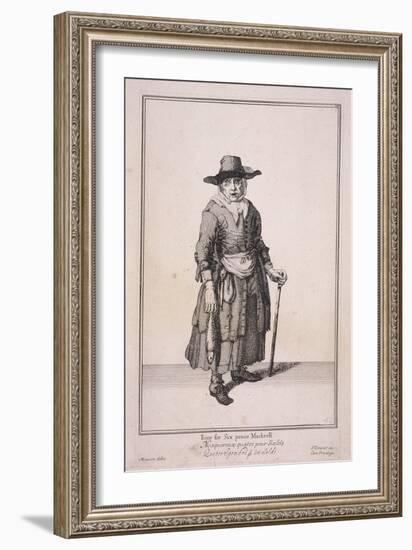 Four for Six Pence Mackrell, Cries of London, (1688)-Marcellus Laroon-Framed Giclee Print