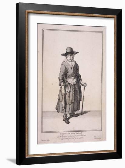 Four for Six Pence Mackrell, Cries of London, (1688)-Marcellus Laroon-Framed Giclee Print