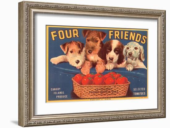 Four Friends Selected Tomatoes-null-Framed Art Print