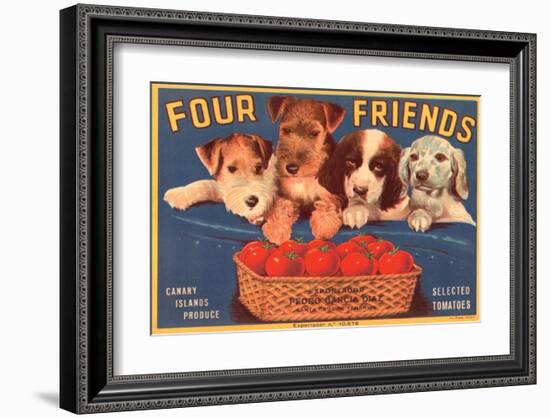 Four Friends Selected Tomatoes-null-Framed Art Print