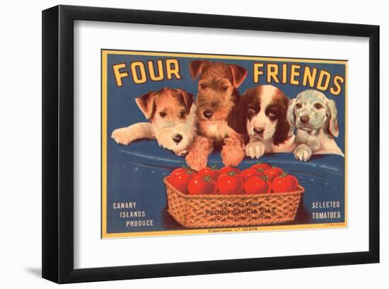 Four Friends Selected Tomatoes-null-Framed Art Print