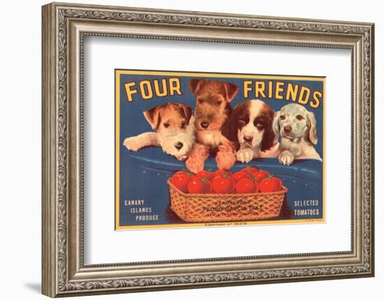 Four Friends Selected Tomatoes-null-Framed Art Print