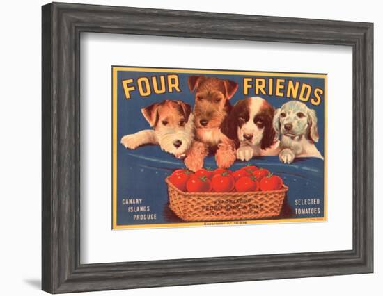 Four Friends Selected Tomatoes-null-Framed Art Print