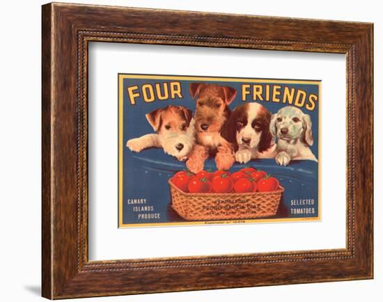 Four Friends Selected Tomatoes-null-Framed Art Print