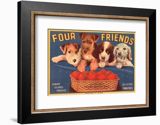 Four Friends Selected Tomatoes-null-Framed Art Print