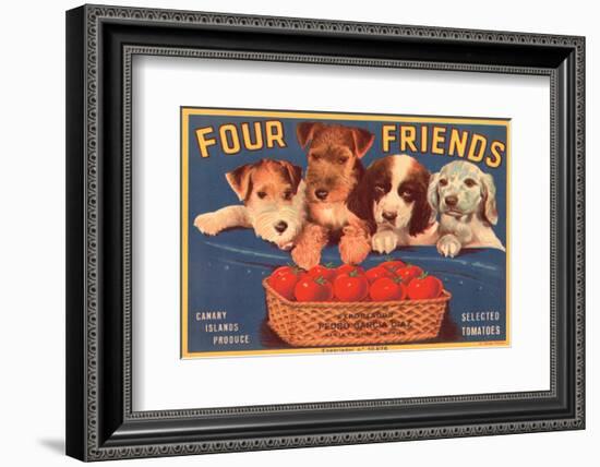 Four Friends Selected Tomatoes-null-Framed Art Print