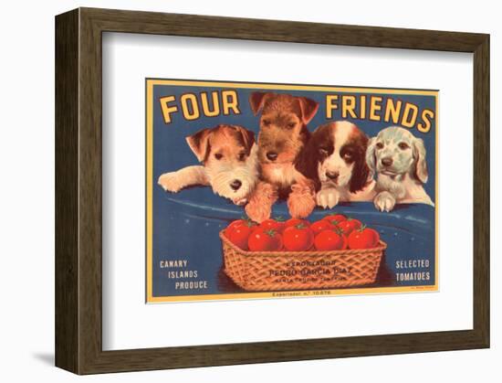 Four Friends Selected Tomatoes-null-Framed Art Print