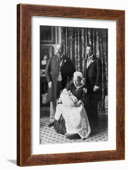 Four Generations of the Royal Family, 1894-W&d Downey-Framed Giclee Print