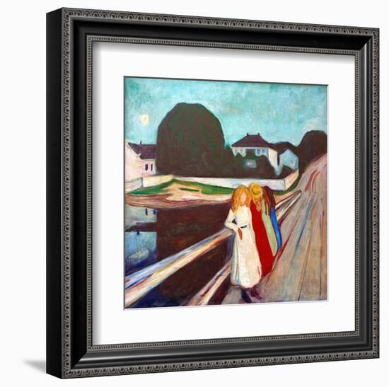 Four Girls on the Bridge, 1905-Edvard Munch-Framed Giclee Print